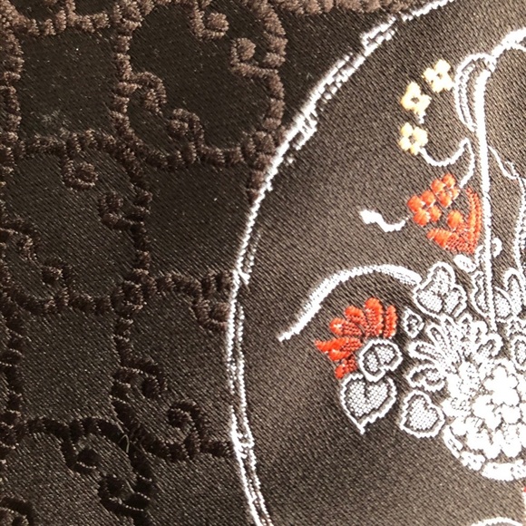 🎄Lanvin vintage tie polyester  brown purple wide VTG - Picture 6 of 9